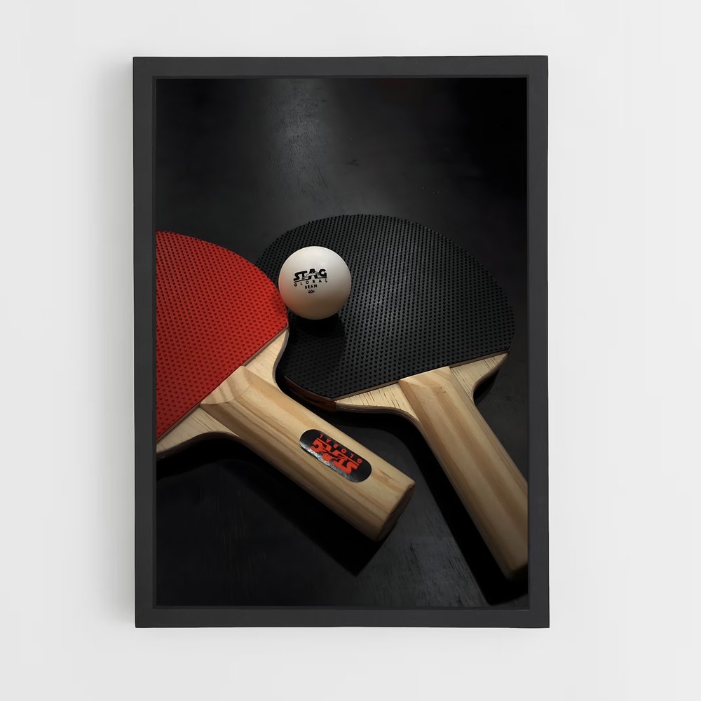 Poster Table tennis – affiche Tennis de table (vue 2)
